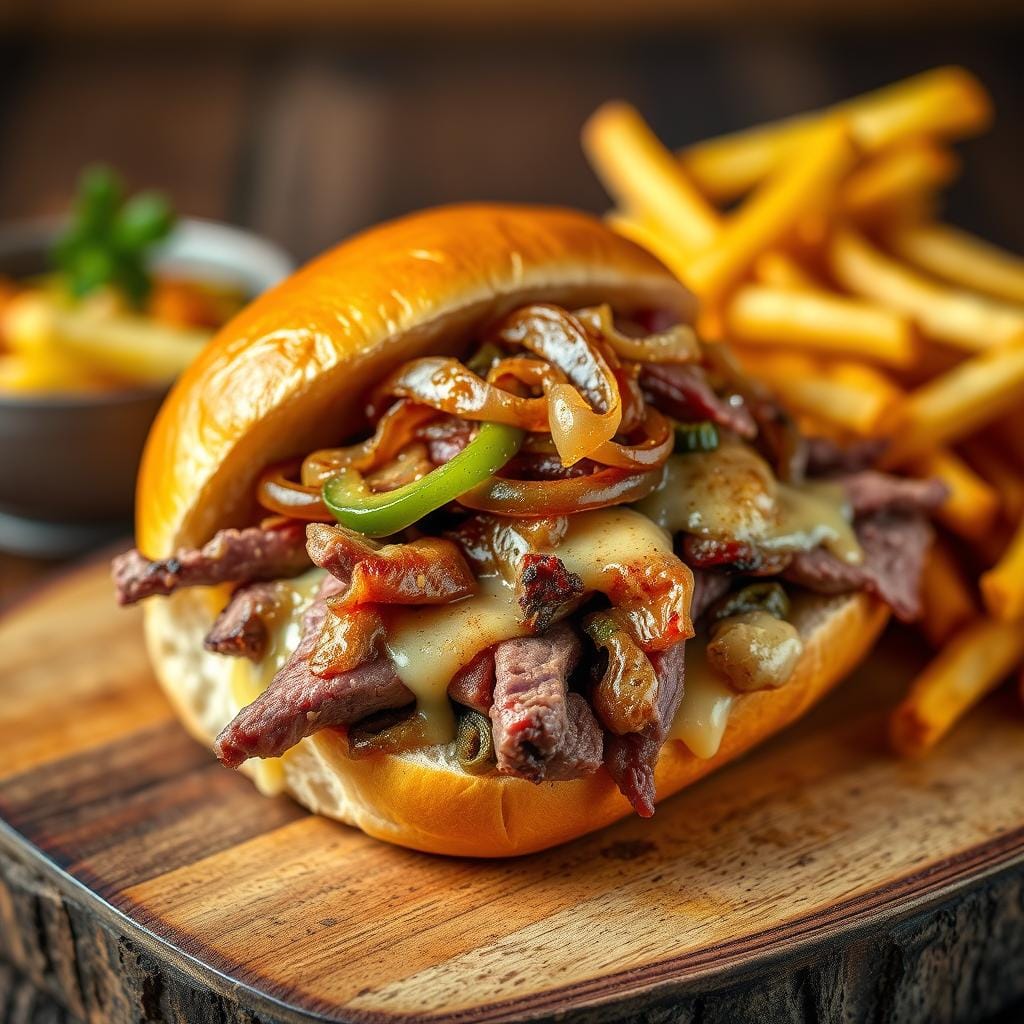 Cheesesteak sandwich