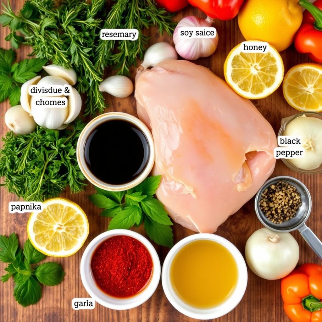 Chicken marinade ingredients