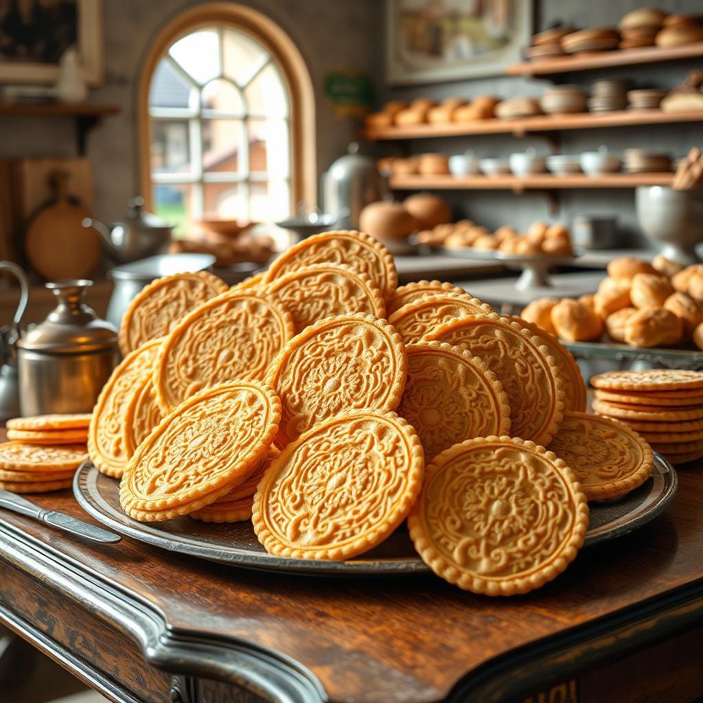 Historic European Wafer Cookies