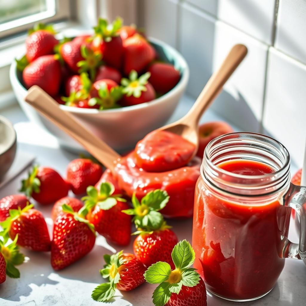 Homemade Strawberry Puree Benefits