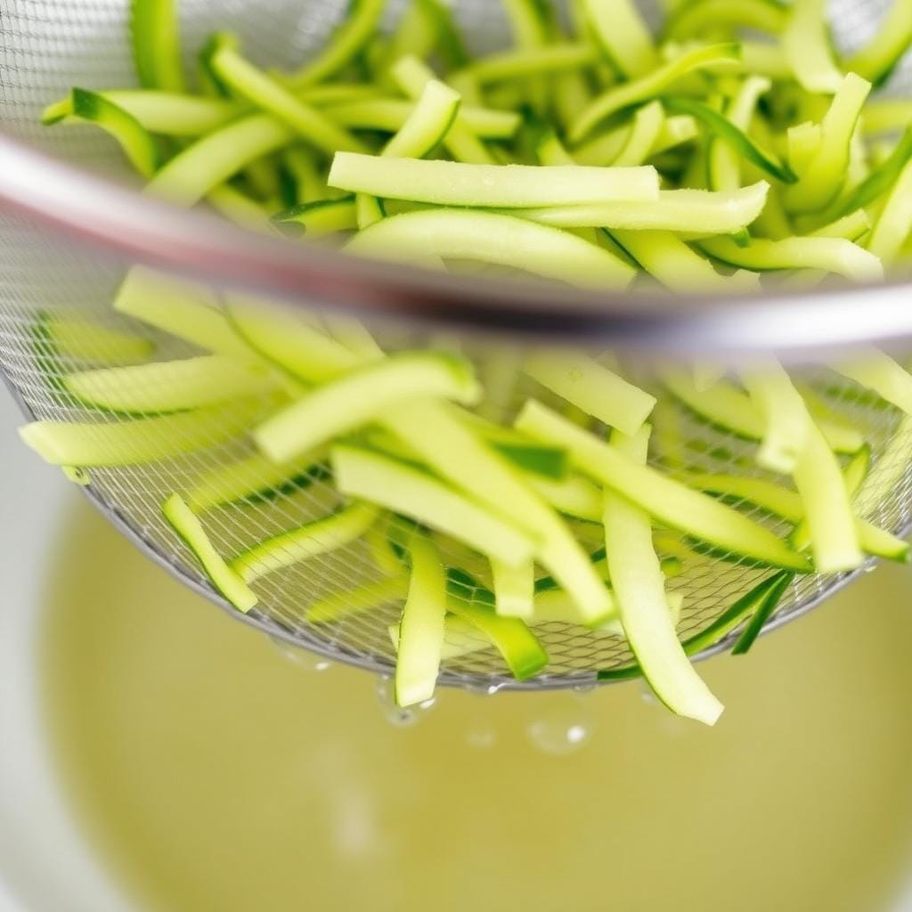 How do you get moisture out of zucchini for bread?