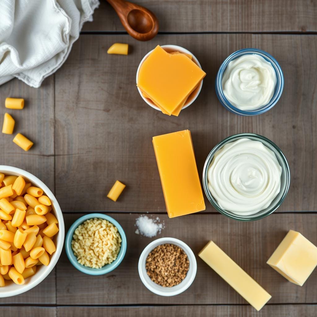 Mac and Cheese Ingredients
