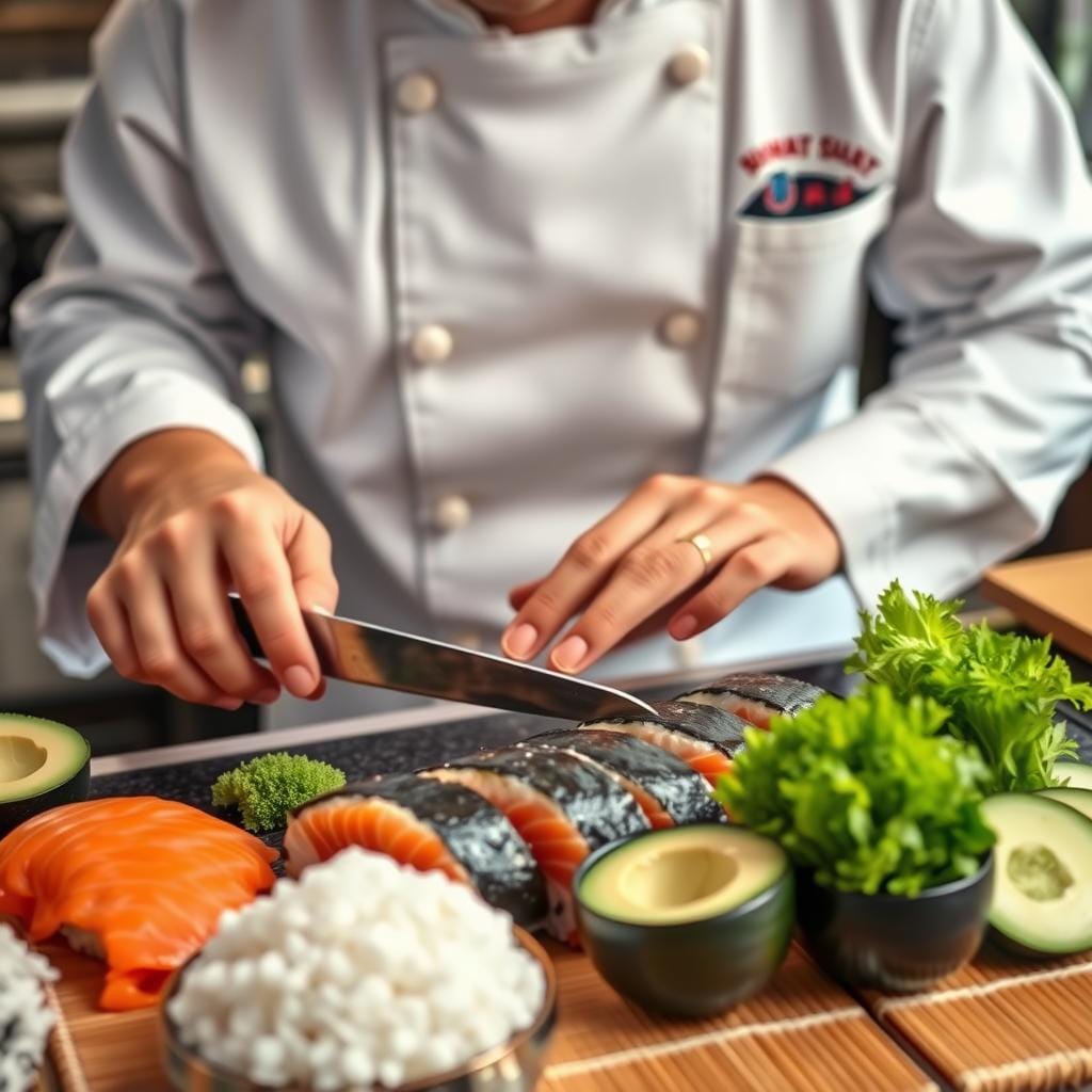 Salmon Sushi Preparation Techniques