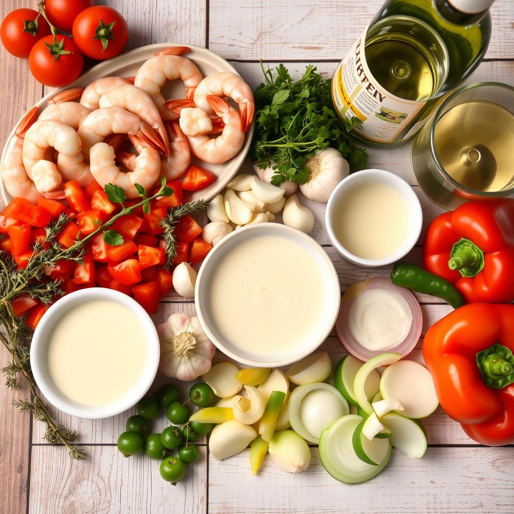 Shellfish Bisque Ingredients