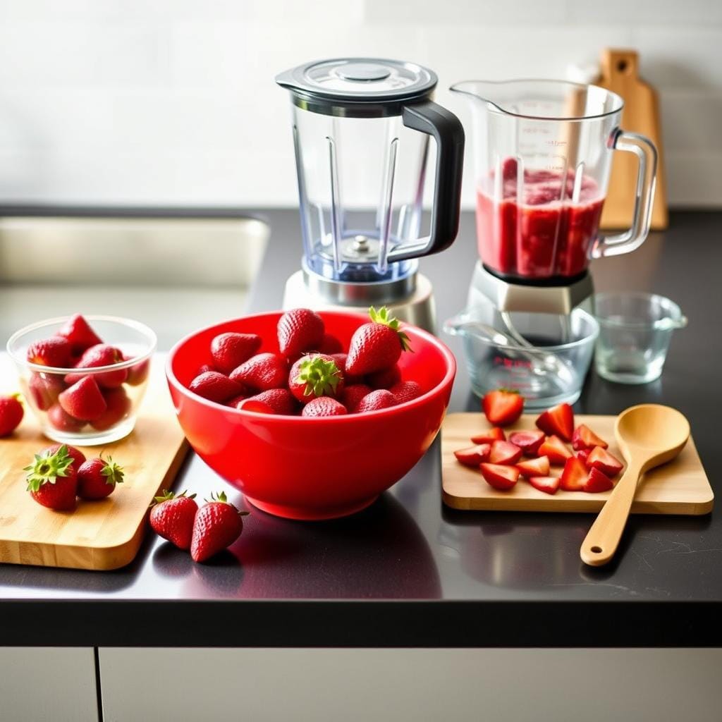 Strawberry Puree Kitchen Equipment