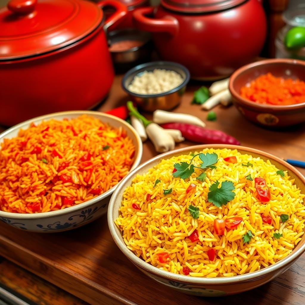 What is the difference between Spanish rice and Mexican rice?