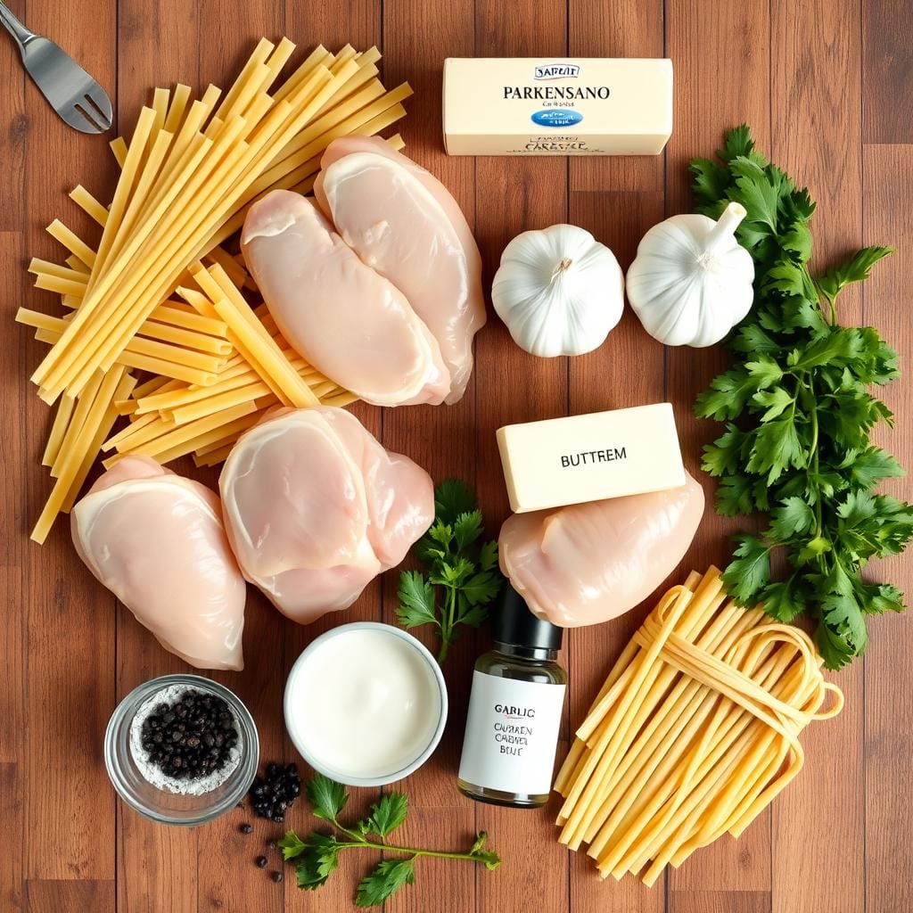 chicken alfredo ingredients