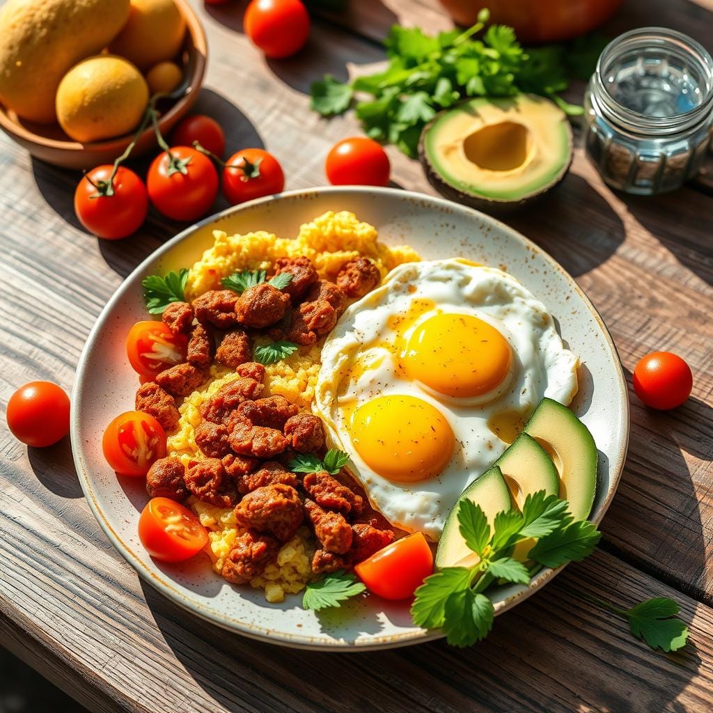 health benefits of chorizo and eggs