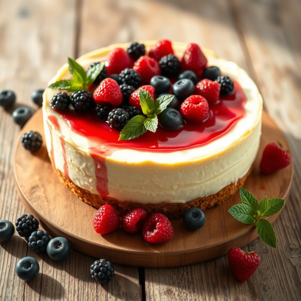 homemade cheesecake