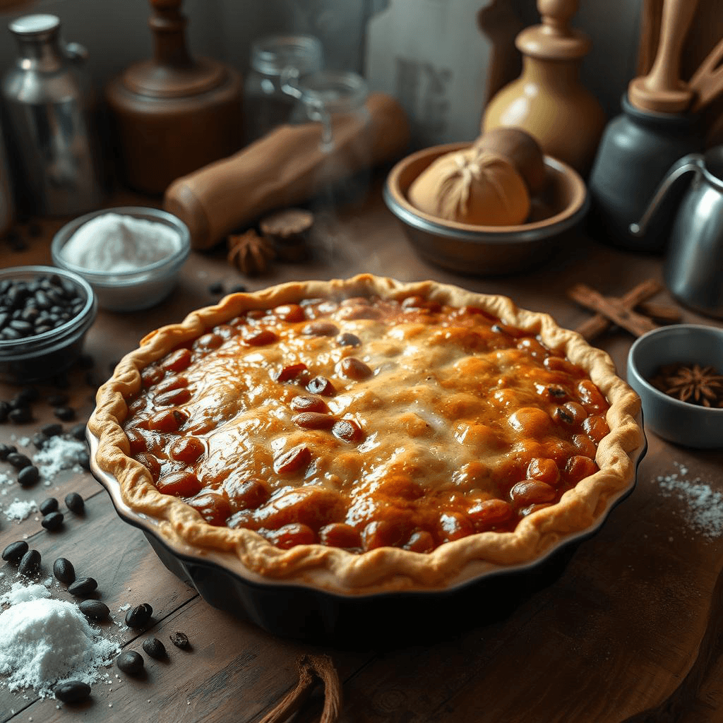 Learn how to make a traditional bean pie with this step-by-step recipe. Discover the perfect blend of navy beans, warm spices, and buttery crust for a classic dessert