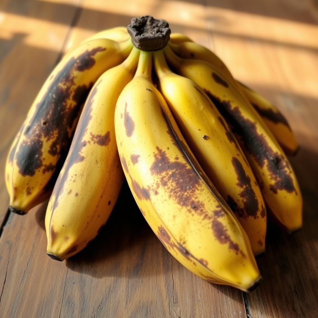 overripe bananas