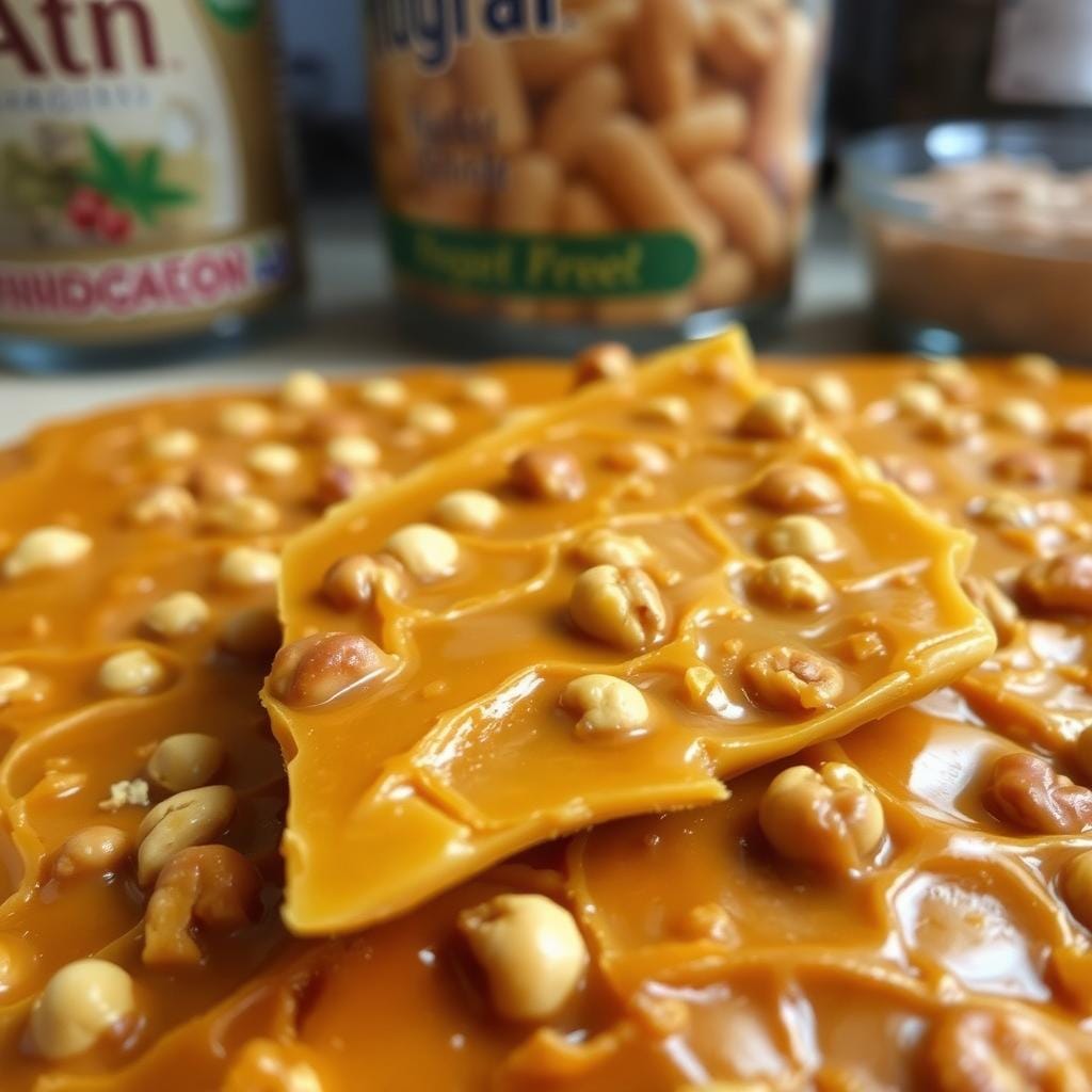 peanut brittle texture