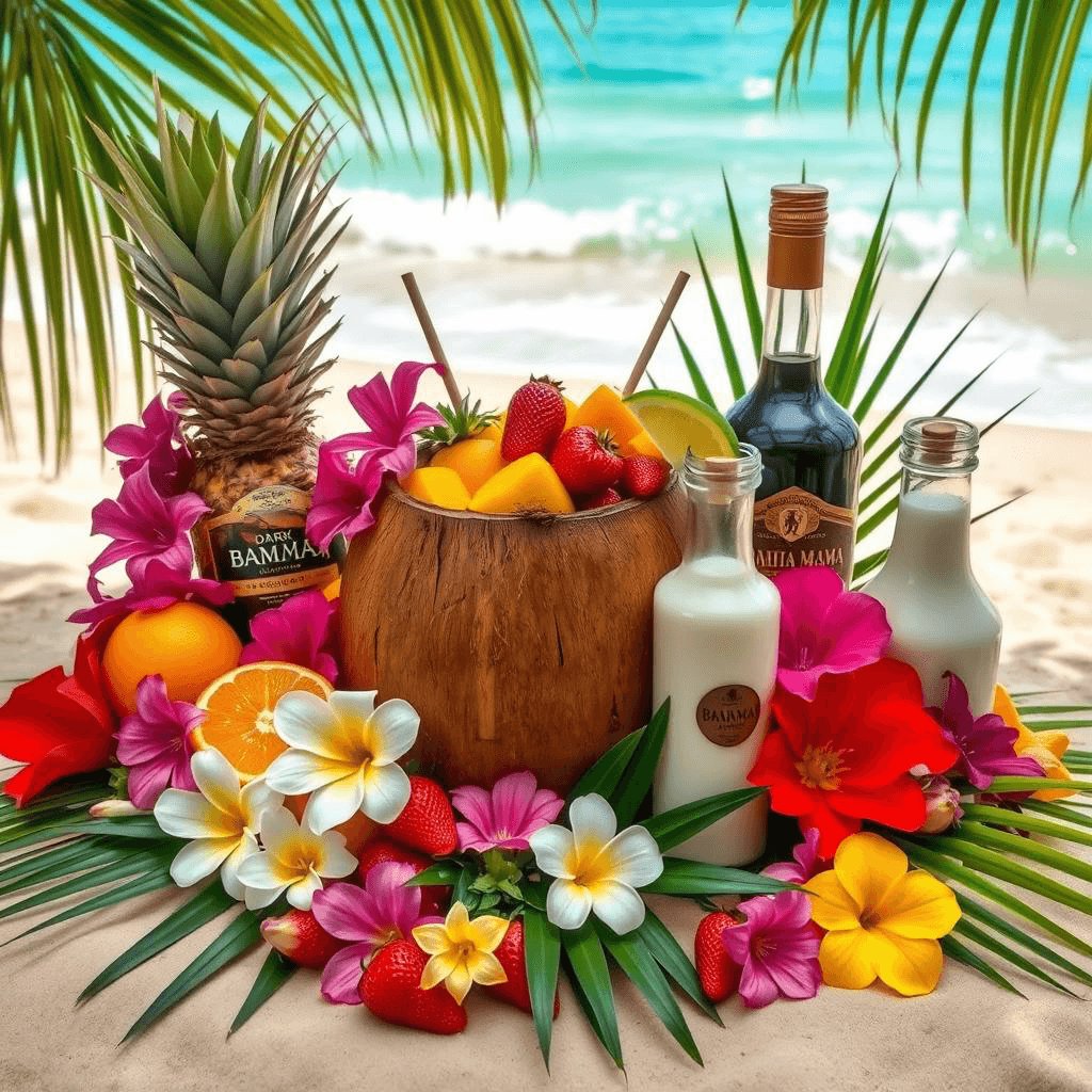Discover how to make the perfect Bahama Mama cocktail at home. This tropical rum drink combines coconut, pineapple, and orange flavors for a taste of Caribbean paradise