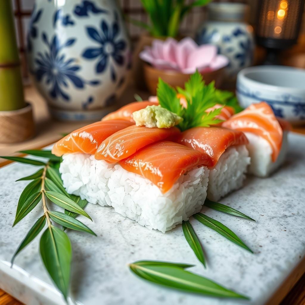 salmon sush