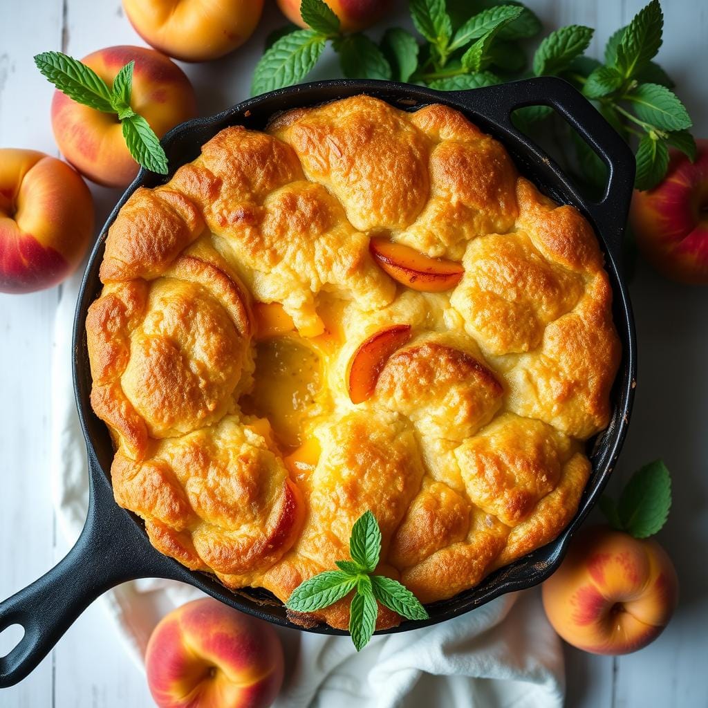 southern peach cobbler