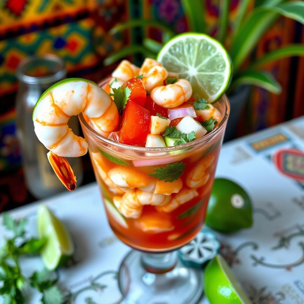 Mexican Shrimp Cocktail (Coctel de Camarones)