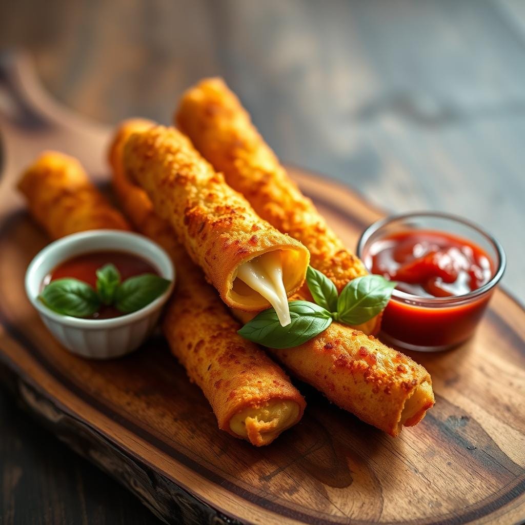 crispy mozzarella stick