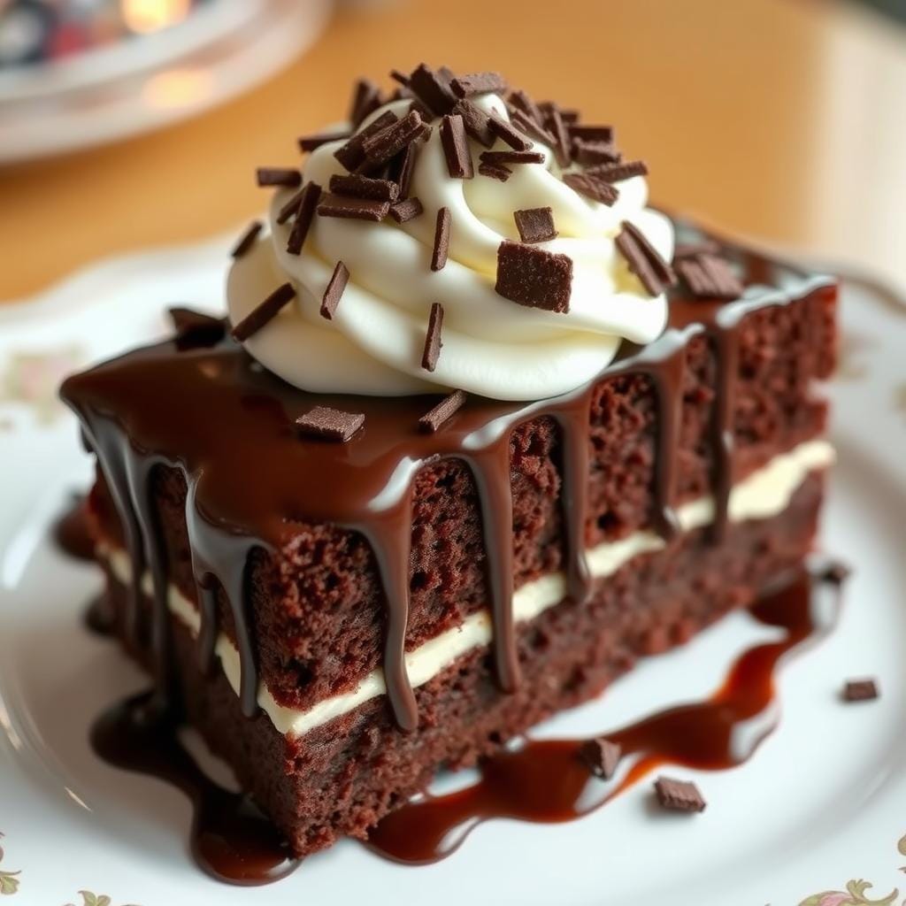 delicious chocolate dessert