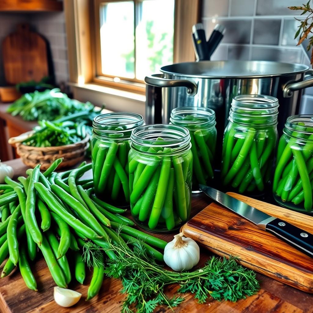 green bean canning recipe