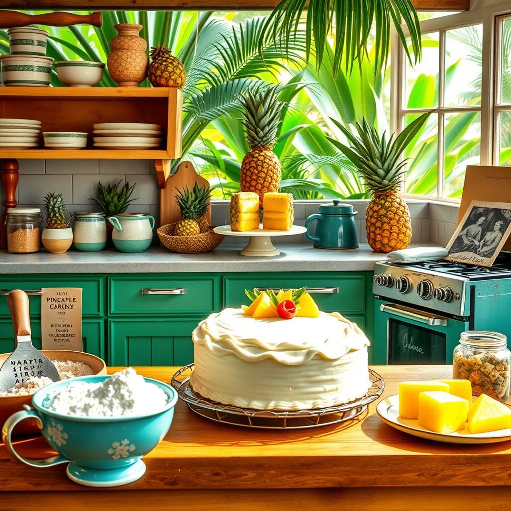 history of pineapple cake