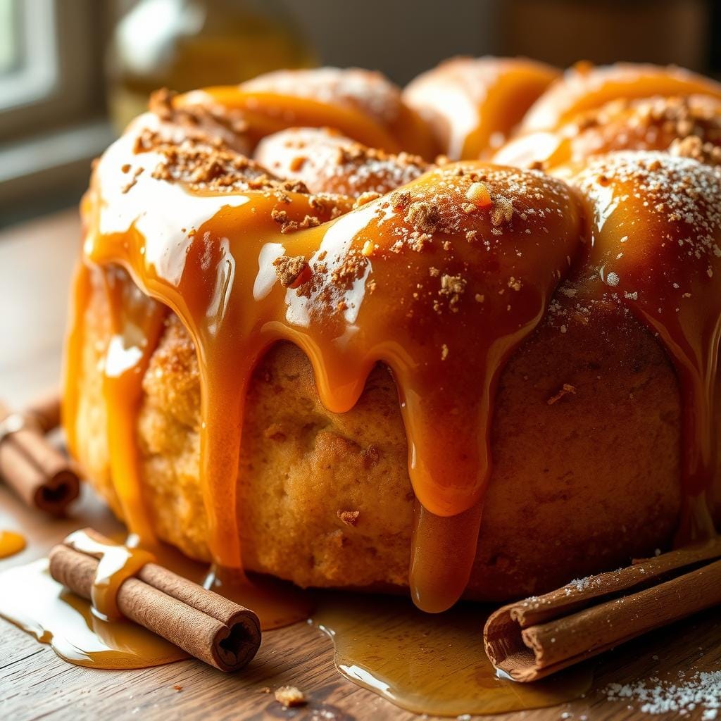 moist honey bun cake