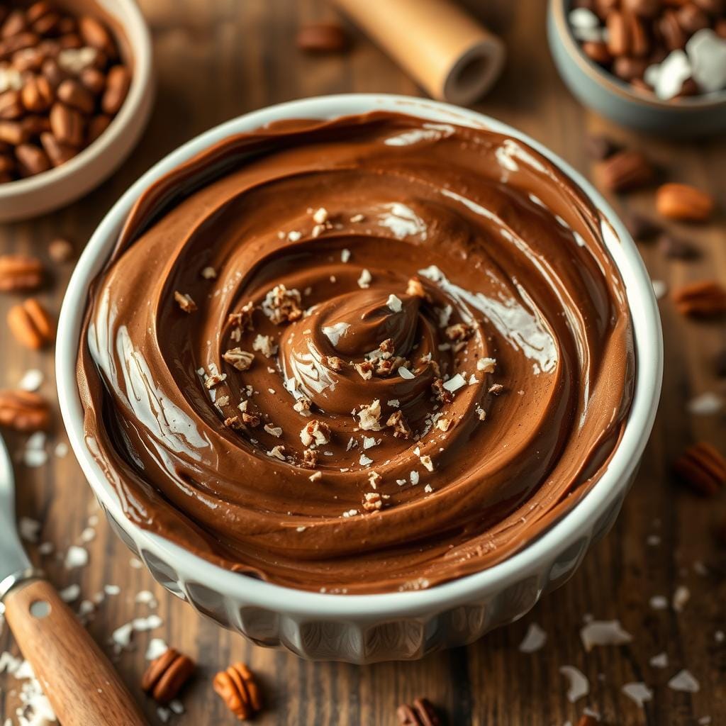 rich german chocolate frosting