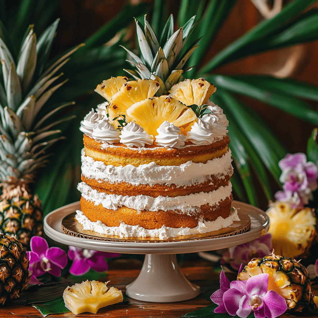 Savor the taste of the tropics with a homemade pineapple cake. Discover recipes for moist, flavorful cakes that are perfect for any occasion.