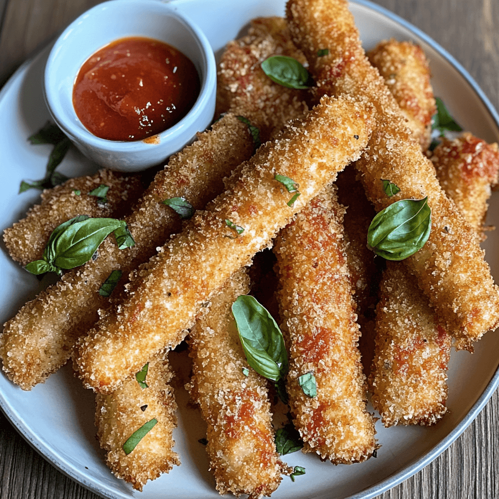 Savor the taste of crispy cheese mozzarella sticks, perfect for a delicious snack or a cheesy appetizer. Dive into gooey, cheesy perfection today!