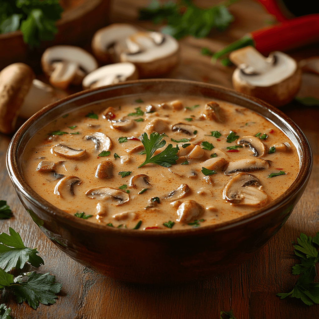 Savor the comforting flavors of Hungarian mushroom soup, a creamy, savory delight perfect for any meal. Your new favorite awaits!